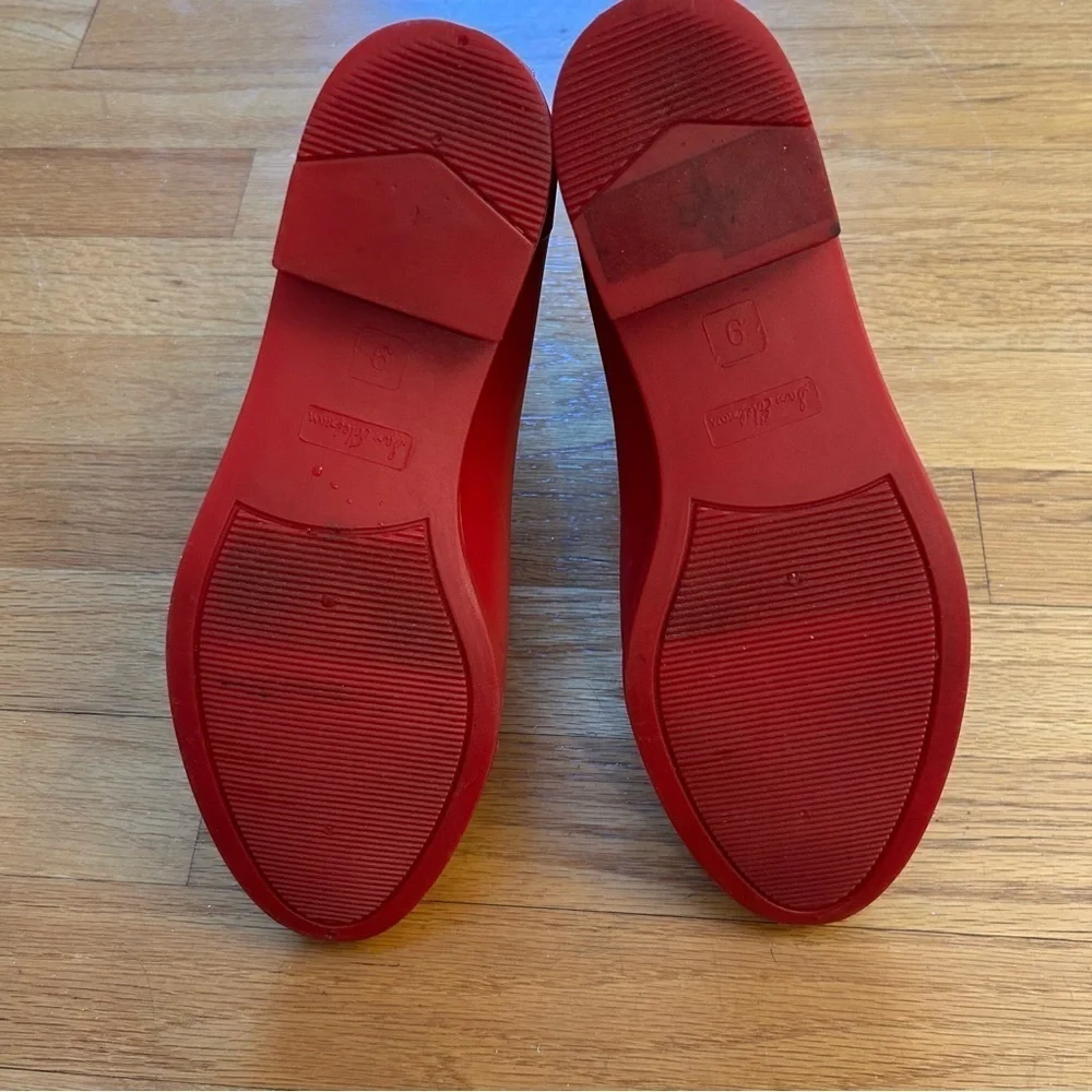 SAM EDELMAN Rain Boot in Red